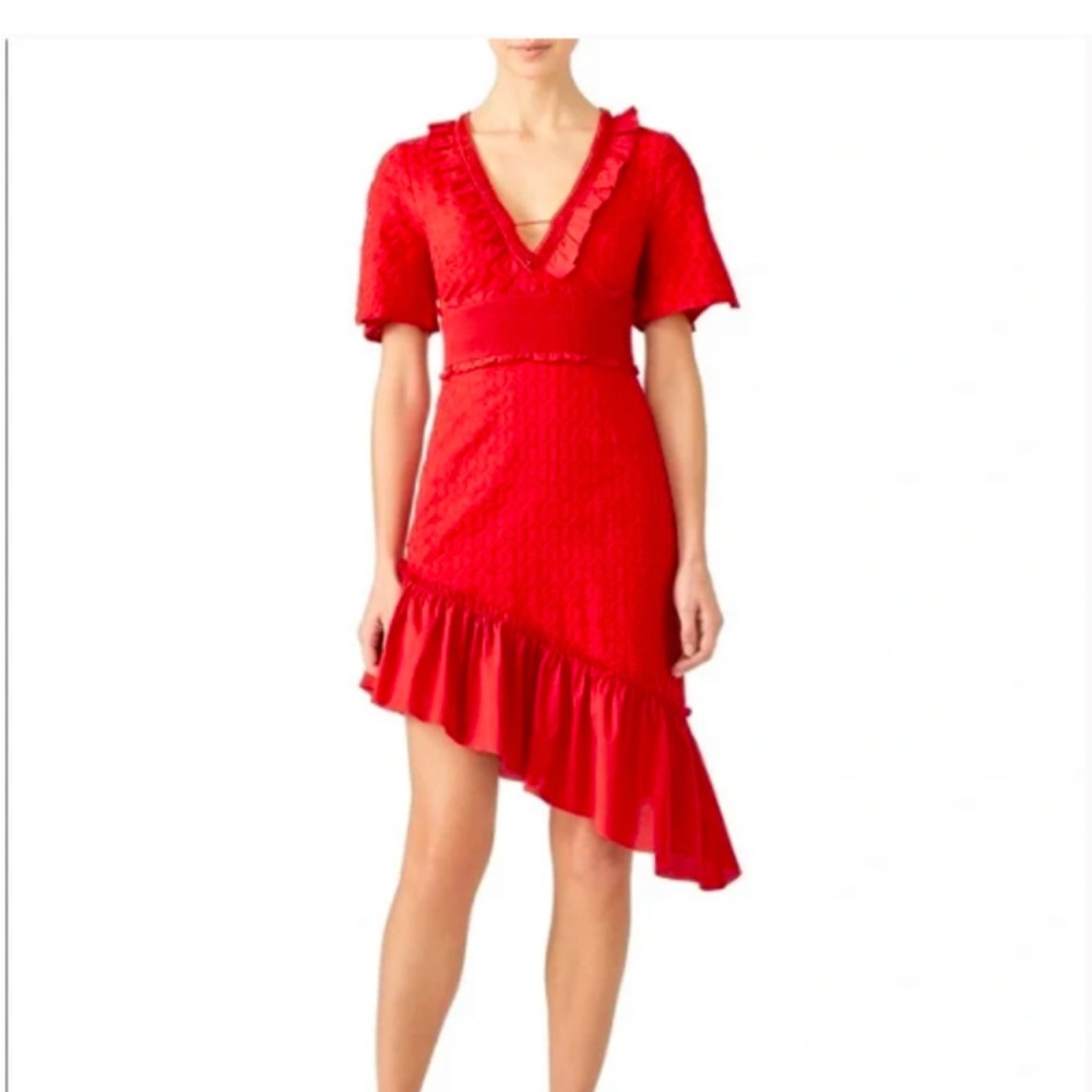 Anthropologie Finders Keepers Red Momentum Dress